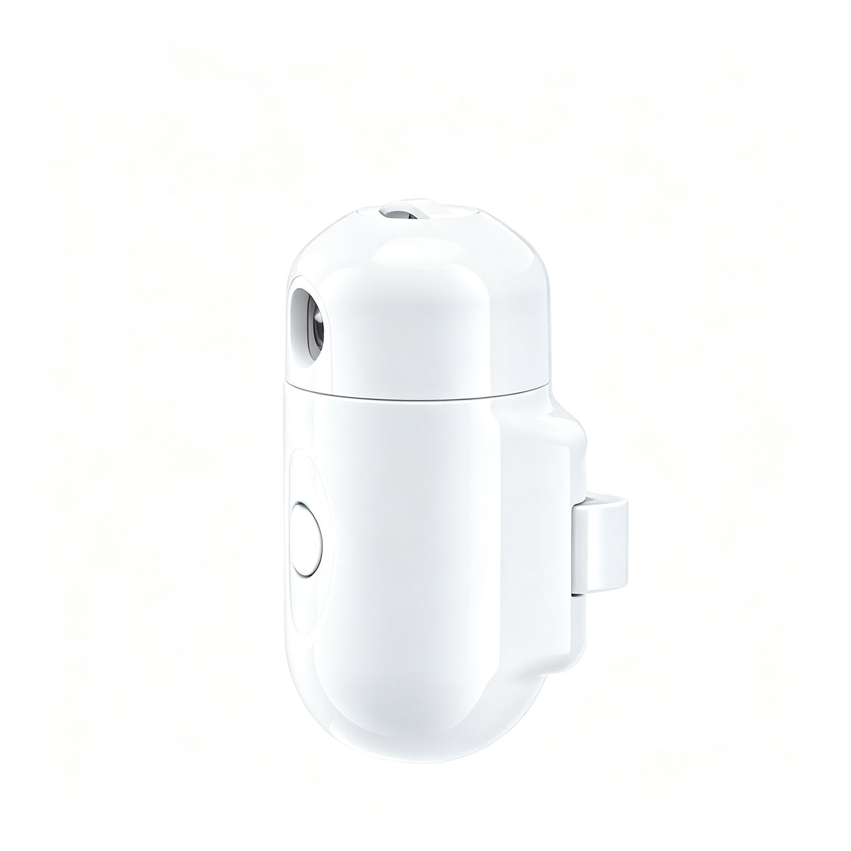 White clip-on pet photo projector